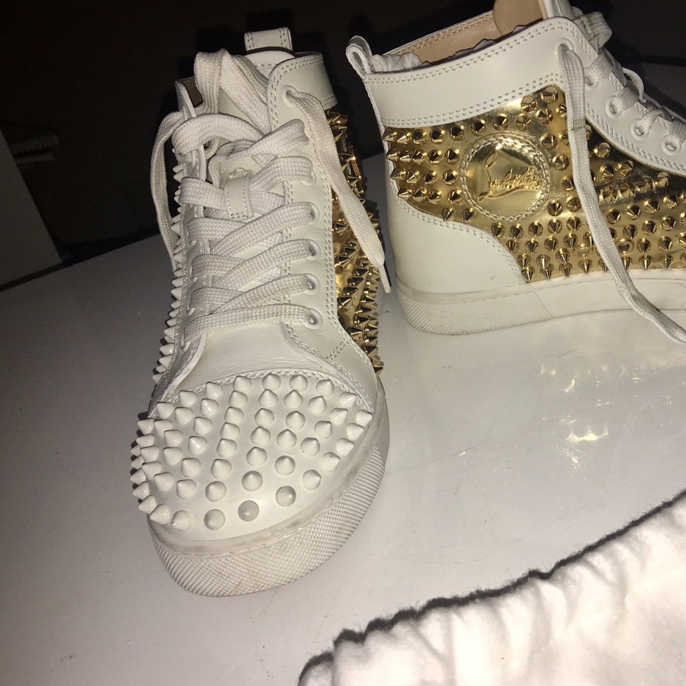 Christian Louboutin Sneakers | Louis Spikes Flat - Picture 14 of 16